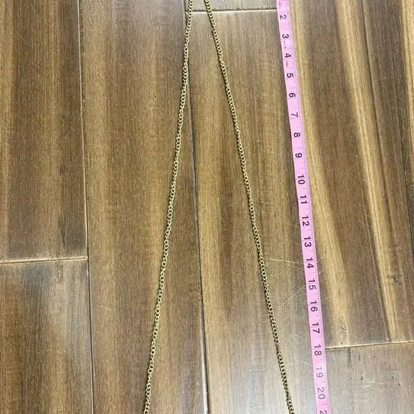 Le Chic Designs Fleur de Lis Black & Gold Crossbody Bag w/Chain Strap y2k 80s - Picture 6 of 7